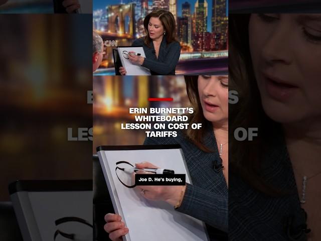 Erin Burnett's whiteboard lesson on cost of tariffs