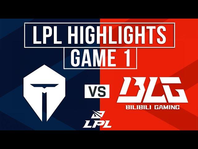 TES vs BLG Highlights Game 1 | LPL 2025 Split 2 | Top Esports vs Bilibili Gaming