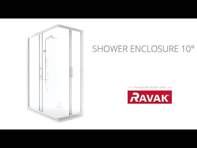 10° shower enclosures and shower doors