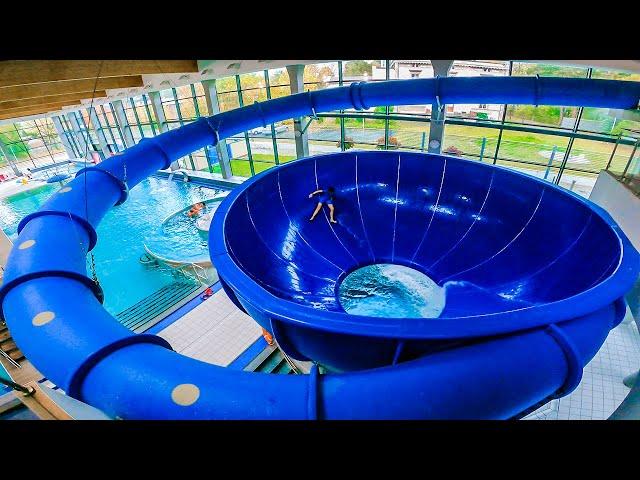 Waterslides at Termy Cieplickie in Poland