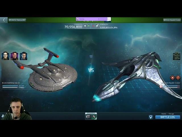 Highlight: Star Trek Fleet Command - testing out Pic Hugh which I just unlocked last night.