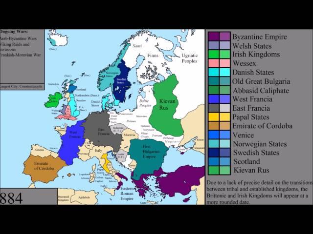 The History of Europe: Every Year