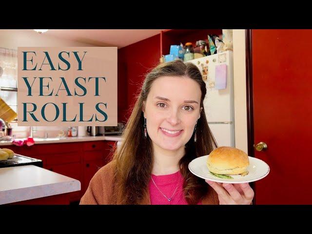 SUPER Easy 30 Min Yeast Rolls