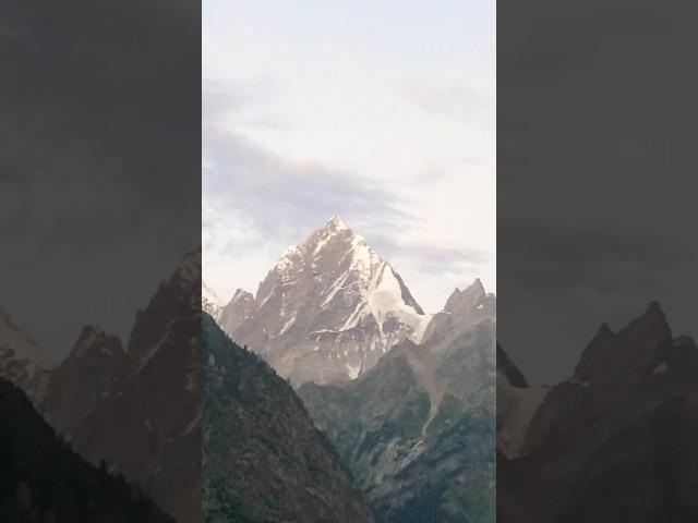 Laila Peak view from Haramosh valley trek #mountains #gilgitbaltistan #pakistan #relaxing #nature