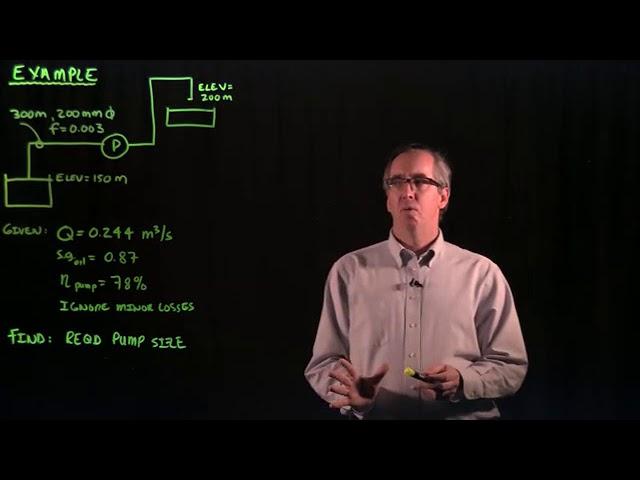 Sizing a pump formula with an example