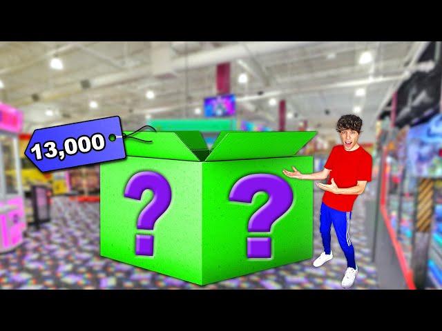 Winning The BIGGEST Prize At The Arcade! (Literally)