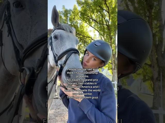 Big problems #horse #equestrian #equestrianjourney #rider #horseriding #pony