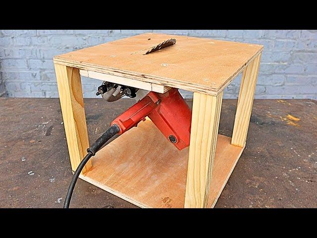 Great angle adjustable circular saw idea for you / Homemade handheld circular saw