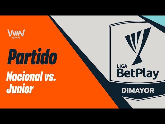 Nacional vs. Junior  EN VIVO | Liga BetPlay 2024-2 | Fecha 10