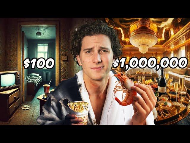 Probando Comida de HOTEL: $100 vs $1,000,000