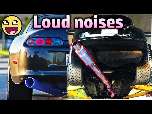 7 Cars That Sound AMAZING With STRAIGHT PIPES (BEST) !(Toyota Supra, bmw M6,Subaru WRX,GTR)