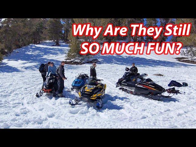 The Best Old School Polaris Mountain Snowmobiles!! Proof Vintage Sleds Are Capable Mountain Machines