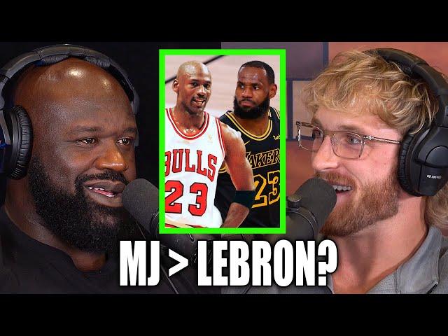 SHAQ EXPLAINS WHY MICHAEL JORDAN IS THE GOAT OVER LEBRON JAMES