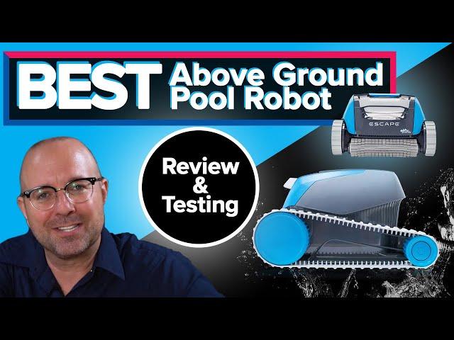Dolphin Escape Review - Best Above Ground Robotic Pool Cleaner - Powerful Vacuum & Scrubbing Power