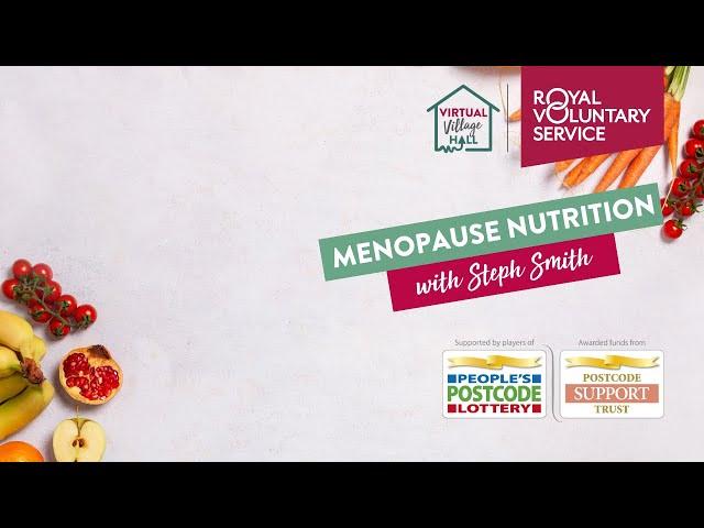 Menopause Nutrition with Stephanie Smith