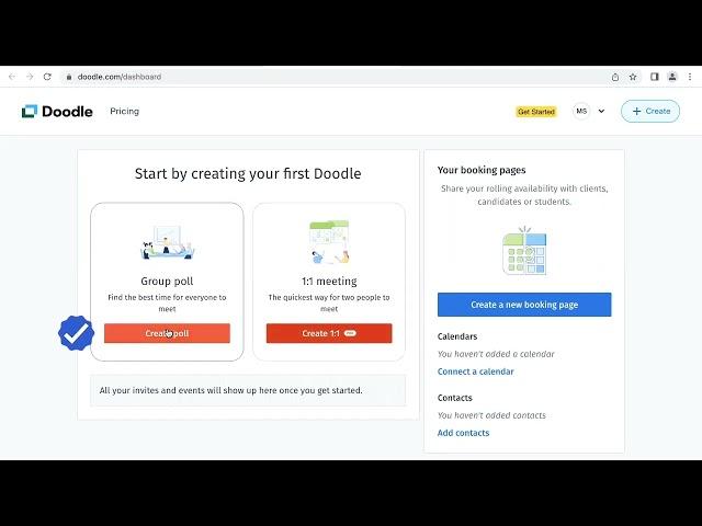 How to create a Doodle poll