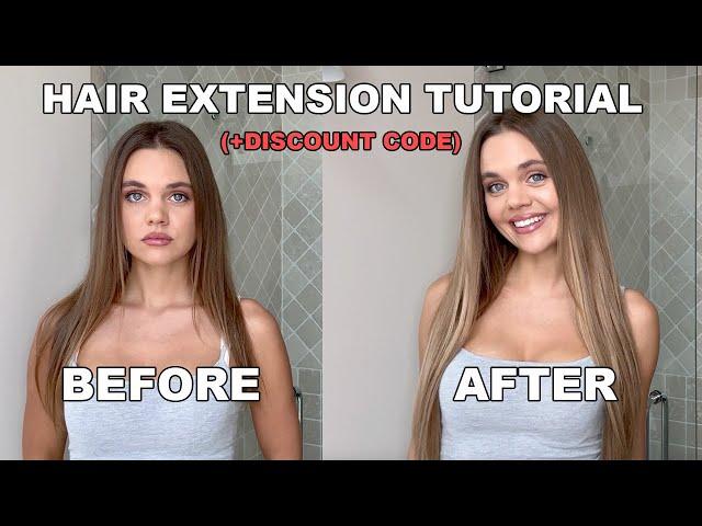 BEST HAIR EXTENSIONS ON THE MARKET + DISCOUNT CODE!!!