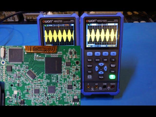 The Best Gets Even Better! OWON HDS2102S 100MHz OSC/DMM/AWG Review/Teardown, Compared to HDS272S