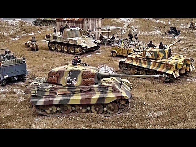 Fantastic RC Tanks Trucks Cars WW2 Wehrmacht Bundeswehr US Army Tiger StuG Leopard Sherman over 2 h