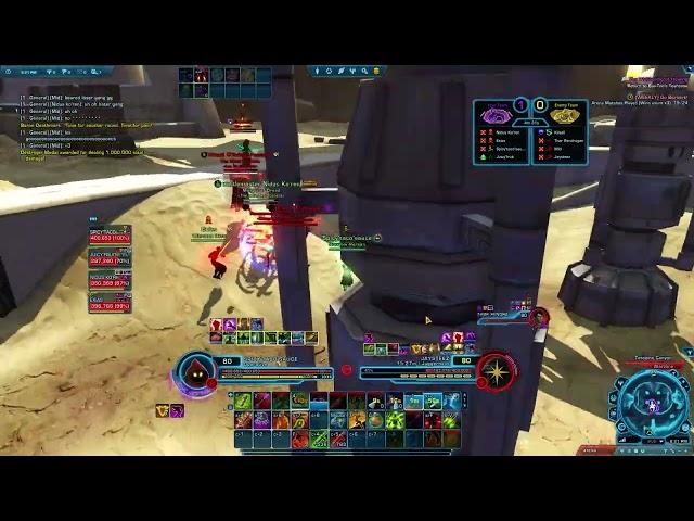 SWTOR 7.2 PvP - Lethality Operative - 4v4 Arena