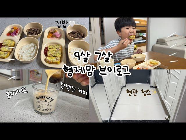 [vlog] 9살 7살 형제맘 브이로그,집밥,집 대청소
