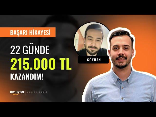 22 Günde 7.000 Dolar Ciro Kazanan Kursiyerim / Amazon E-Ticaret