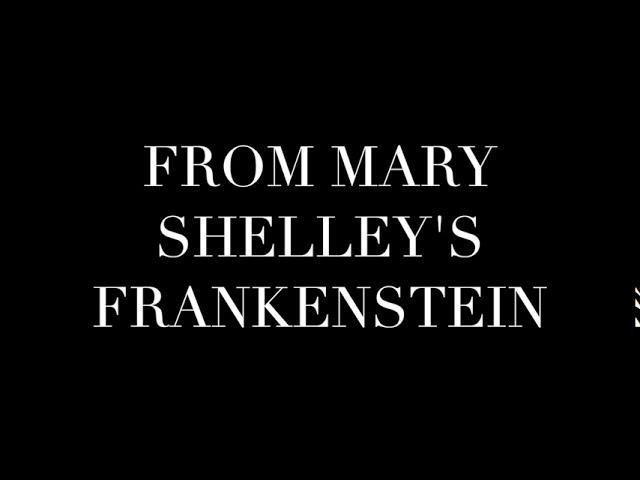 From Mary Shelley's Frankenstein Movement IV: At Peace Robert Anton Strobel Performed by [TriO]