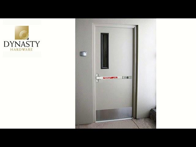 Dynasty Hardware Commercial Door Push Bar Panic Exit Device With Alarm