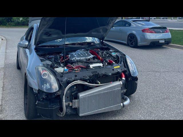 TURBO G35 from HELL - 508 WHP RIPPING !! STOCK BLOCK