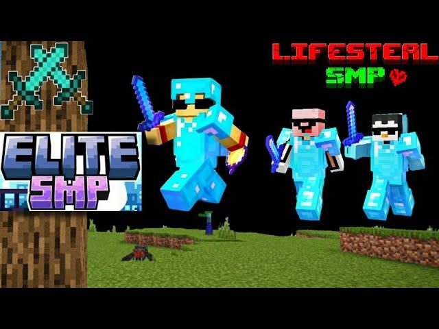 Why I am fight with my friend in Elite smp || Minecraft pe smp server to join