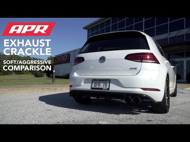 APR 2.0T Exhaust Crackle Comparison