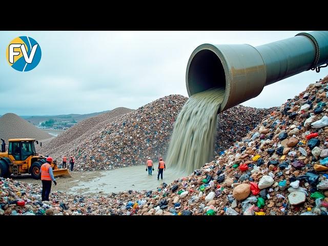 ¡50 mil millones de toneladas de basura! ¿Cómo se transforman en puentes y carreteras increíbles?