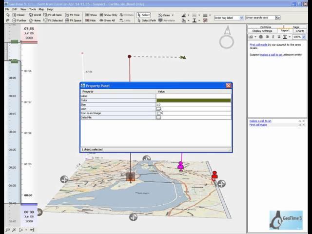 GeoTime: Cell Site Analysis Workflow Demonstration