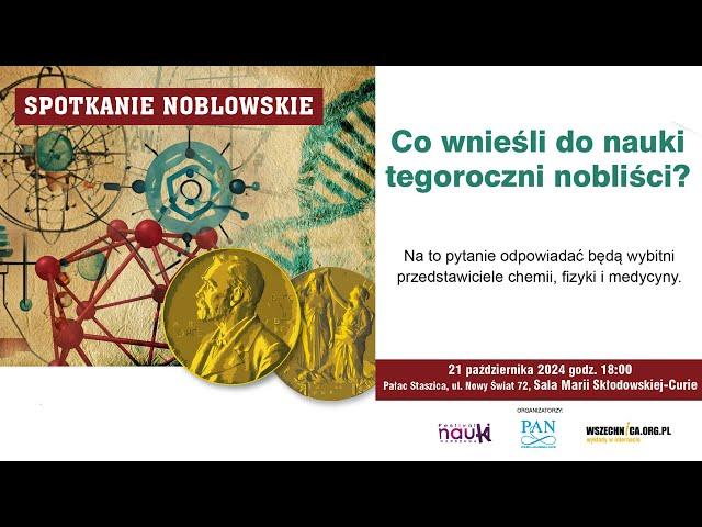 Co wnieśli do nauki tegoroczni nobliści? Spotkanie noblowskie 2024 Kawiarni Naukowej Festiwalu Nauki