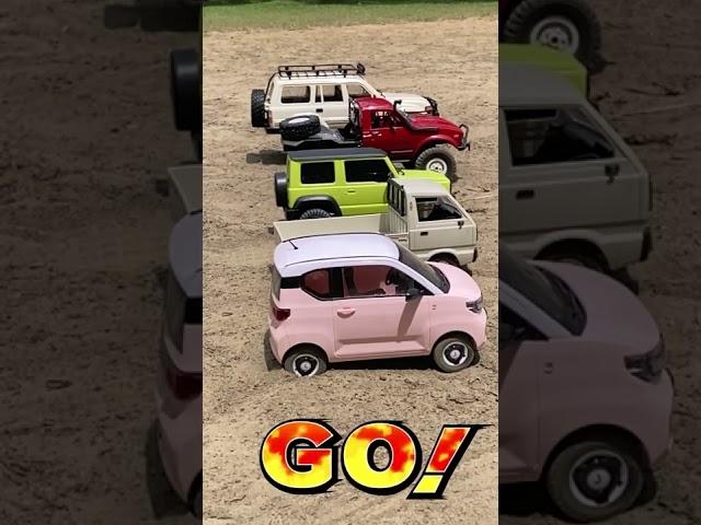 1/16 RC car race! #shorts