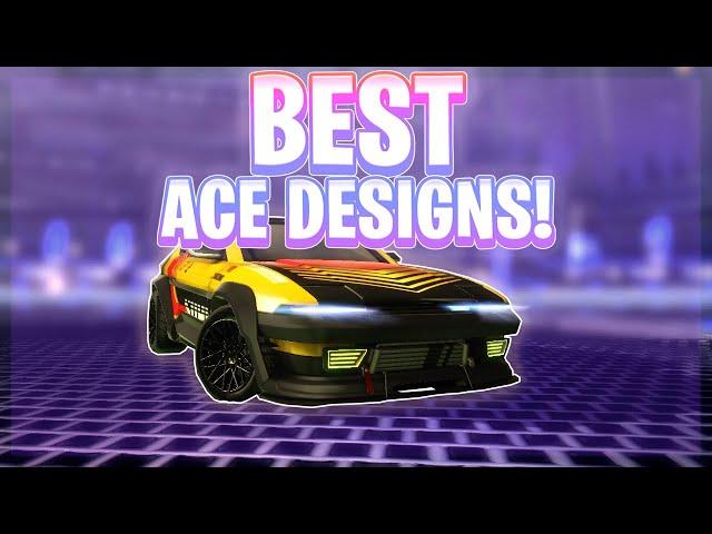 The 10 Best Ace Designs Of All Time! (Rocket League Car Designs)