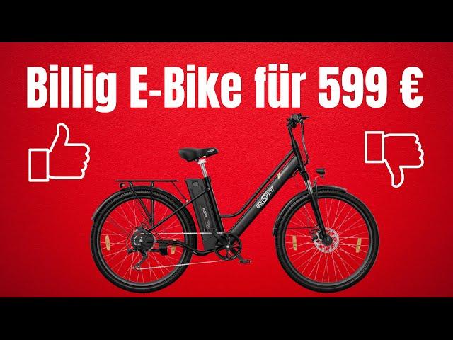 Billig E-Bike für 599,-€ ! Gut oder schlecht ? Das Onesport OT 18 über Amazon im Test!