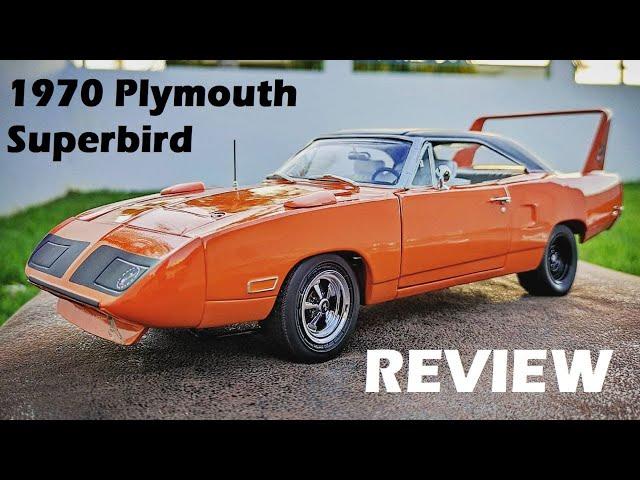 1970 Vitamin C Plymouth Superbird diecast review (1/18 scale) by Auto World