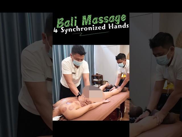 Bali Massage & Four Synchronized Hands #asmr #relax #spa #relaxing #beauty