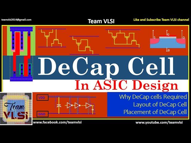 DECAP Cell | Use of DeCap Cells | Placement of DeCap Cell | Layout of DeCap Cell