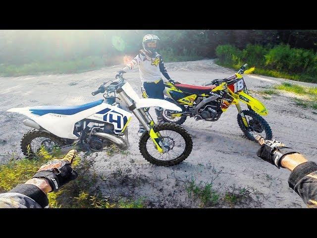 Noob Rides 250 2-STROKE for the First Time