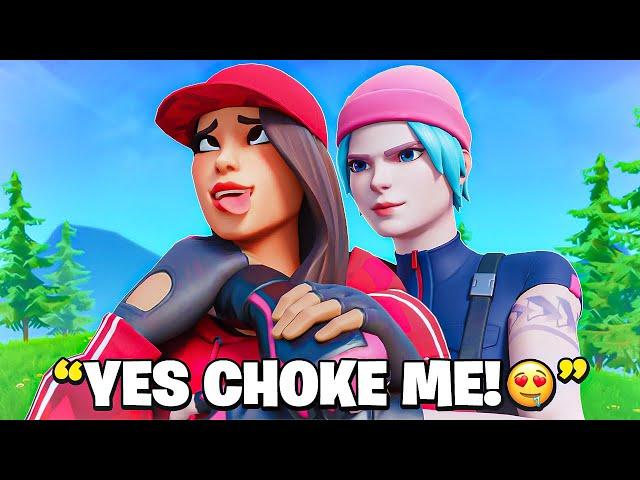 I SURPRISED A SHY GIRL WITH A *GIFT*...  (Fortnite Gameplay)