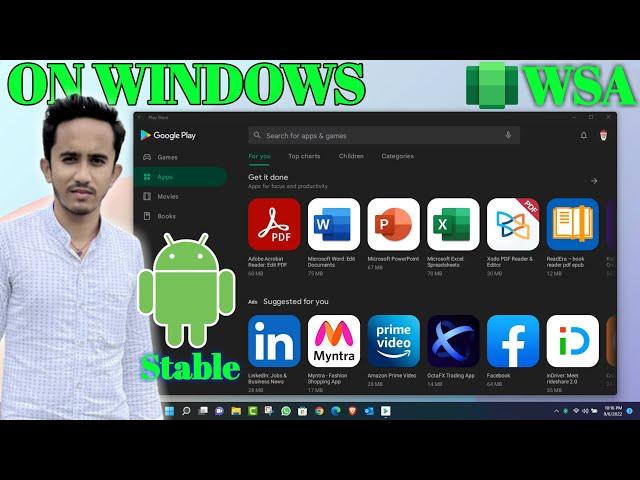 How to Install Play Store on Windows 11 and Windows 10 | Play Store Stable Version 2023