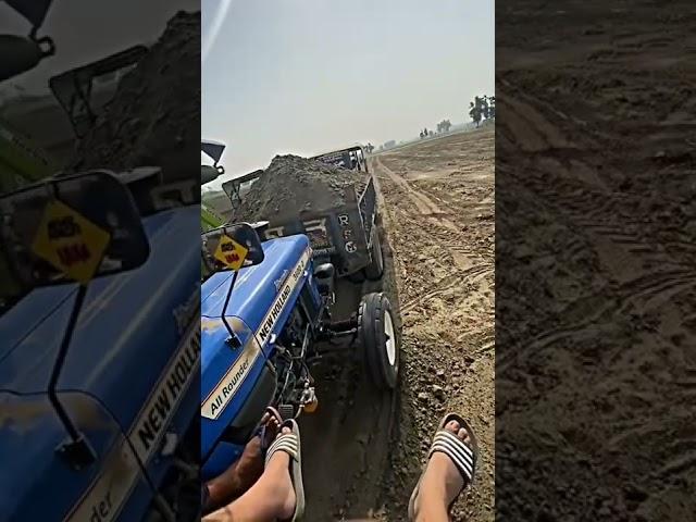 New Holland tractor video stunt#short #12k views