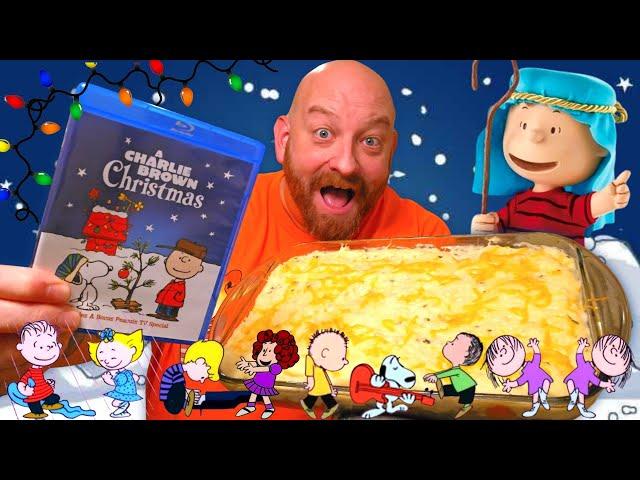 A CHARLIE BROWN CHRISTMAS with SHEPHERD PIE! Saturday Night Snack and a Movie Christmas Lights!