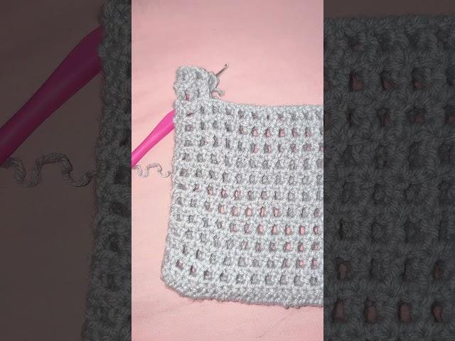 Crochet beach bag ️️ #cute #pink #crochet #youtubeshorts #crochetbag #beachbag #viralvideo