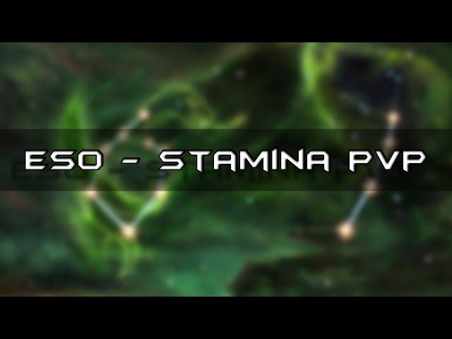 ESO - Stamina Sorcerer and Stamina Templar PvP