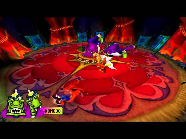 Crash Bandicoot 2 - Komodo Bros Boss Fight [Pre-Console Version]