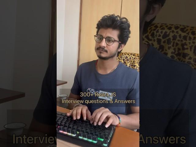 300+ React.js interview questions & answers  #reactjs #interviewquestions #interview #javascript