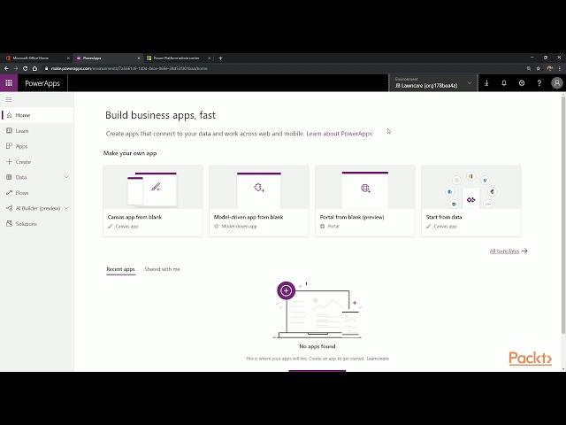 Business App Development in Dynamics 365-Non-Programmers: Create First Model-Driven App|packtpub.com